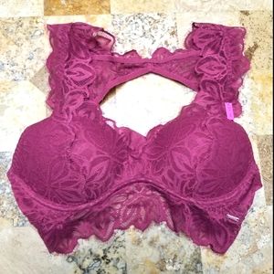 VS PINK Lace Bralette Size S NWT